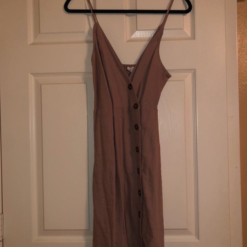 Small Love Tree Mauve Tortoise Button Up Short Ca… - image 1